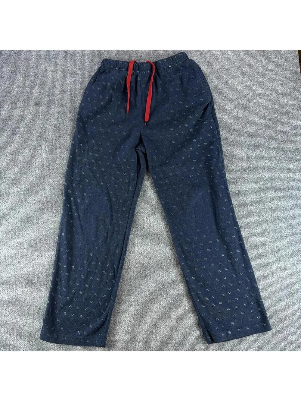 True Religion‎ Navy Blue Fleece Lounge Pants Medium - PJs, Comfort, Y2k
